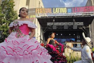 Dancers at Festival Latino de Lexington