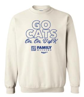 white sweatshirt