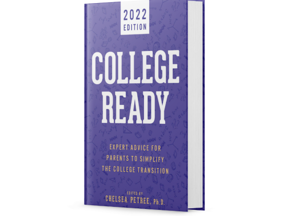 Purple cover of book with title College Ready